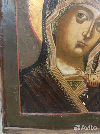 Икона Казанская Богородица 17 век