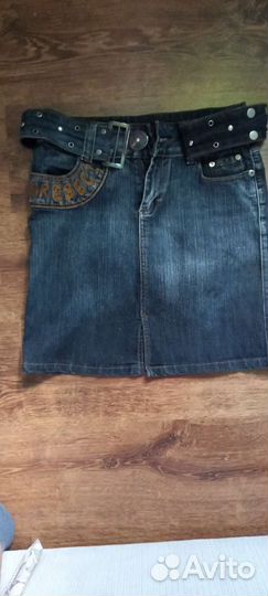Джинсовая юбка
