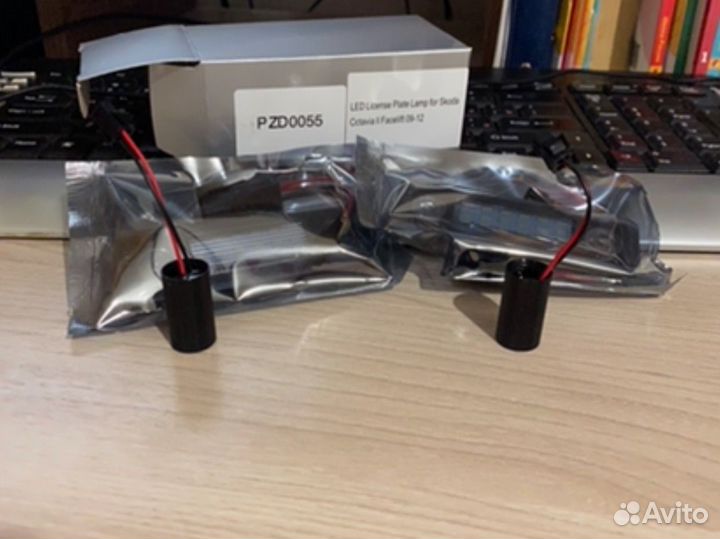 Подсветка номера Octavia A5 Skoda LED