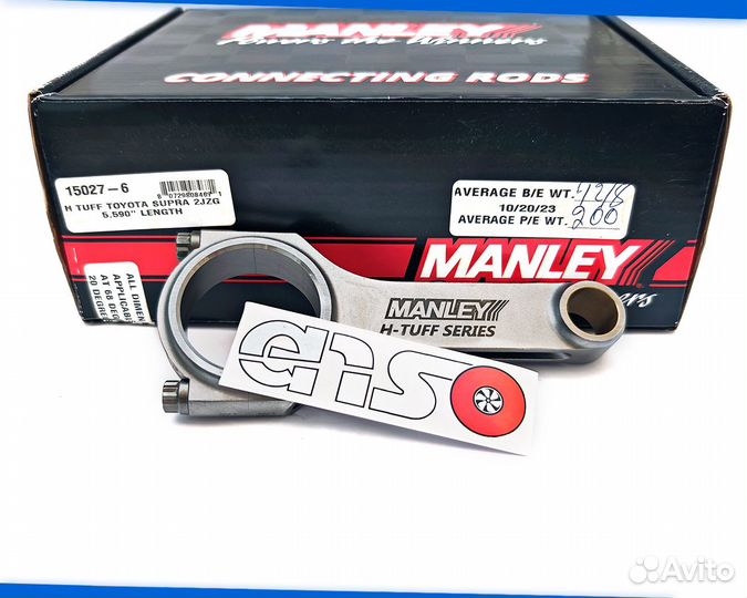 Шатуны кованые H-Tuff Manley 15027-6 2JZ Toyota