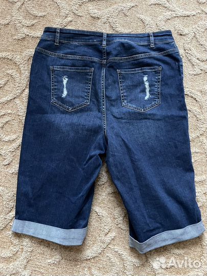Женские джинсовые шорты 54-56