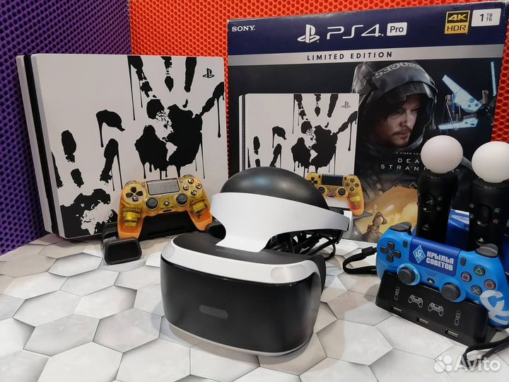 Sony PS4 PRO 1TB с топовыми играми