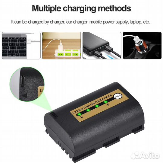 Аккумулятор Canon Batmax LP-E6 Pro 2800mAh