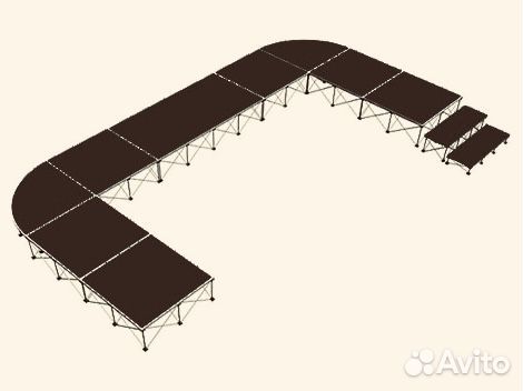 Круглый подиум в аренду