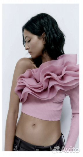 Топ Zara розовый