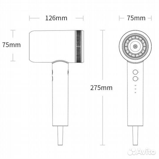 Фен для волос ShowSee A8 (Black)