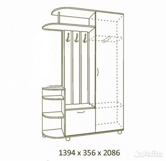 Прихожая мебель шкаф