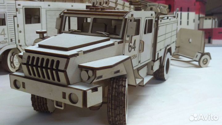 Конструктор Урал, пожарная машина