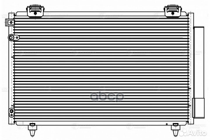 Радиатор кондиционера lrac 1909 luzar