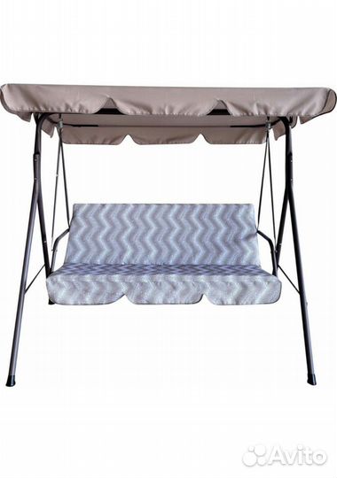 Садовые качели новые. 3-х местные