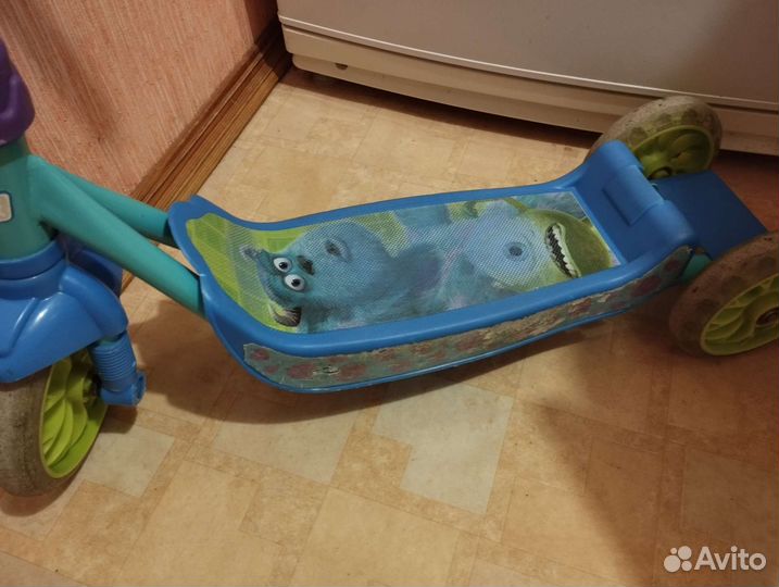 Самокат детский трехколесный бу