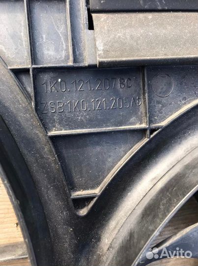 Блок вентиляторов с диффузором 1K0121205AD