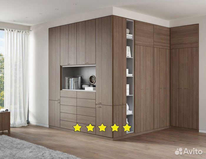 Шкаф распашной по вашим размерам