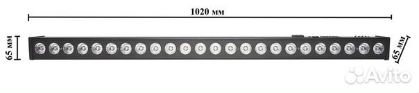 Led Bar 24*4w rgbw- световой прибор для аплайтинга