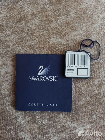 Swarovski кулон с цепочкой