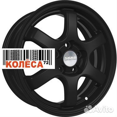 Skad Киото 6x15 4x100 ET38 Dia67.1 Черный бархат