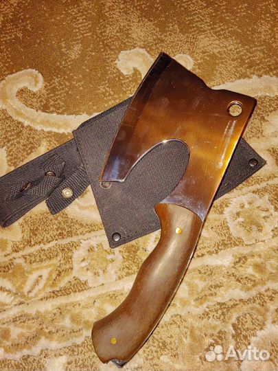 Нож охотничий Волк. Топорик разделочный малый