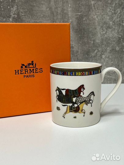 Кружка hermes подарочная Люкс