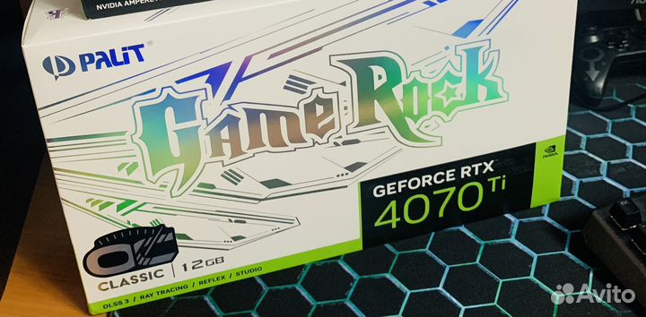 Видеокарта Palit geforce RTX 4070ti OC