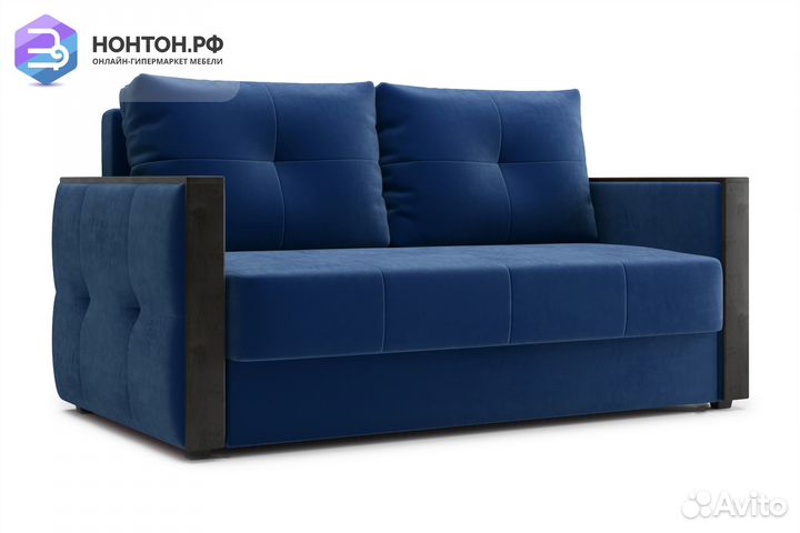 Диван еврокнижка Инсайд темно-синий