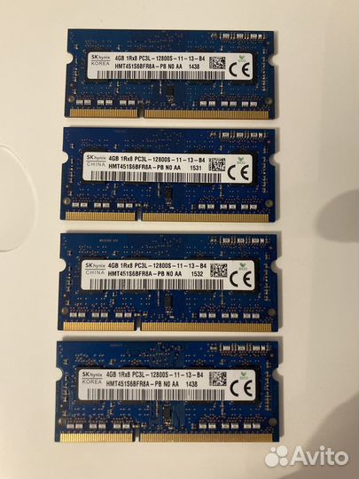 DDR3L 2x4GB 12800S