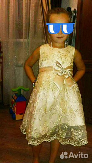 Праздничное платье для девочки 110-122