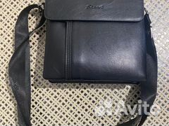 Мужская кожаная сумка через плечо