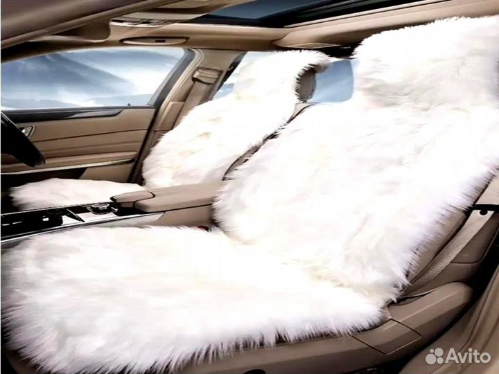 Меховые накидки на сидения