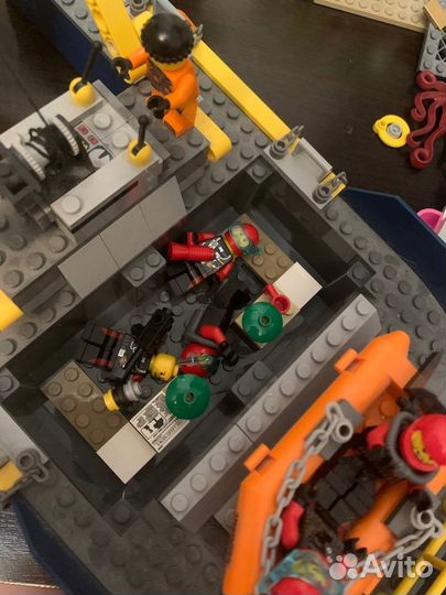 Lego корабль джунгли