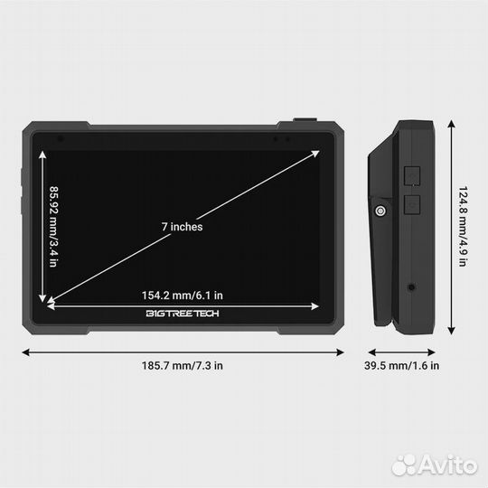 Bigtreetech BTT Klipper Pad 7 IPS сенсорный диспл