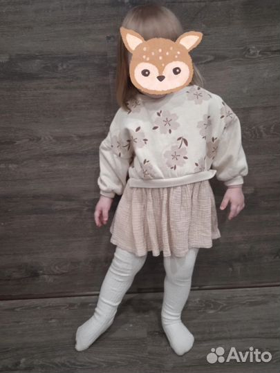 Платье на девочку 86