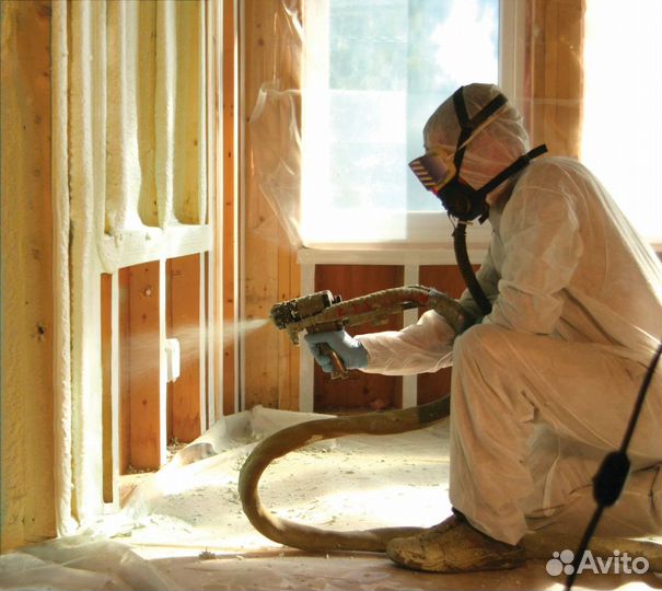 Утеплитель напыление пенополиуретан