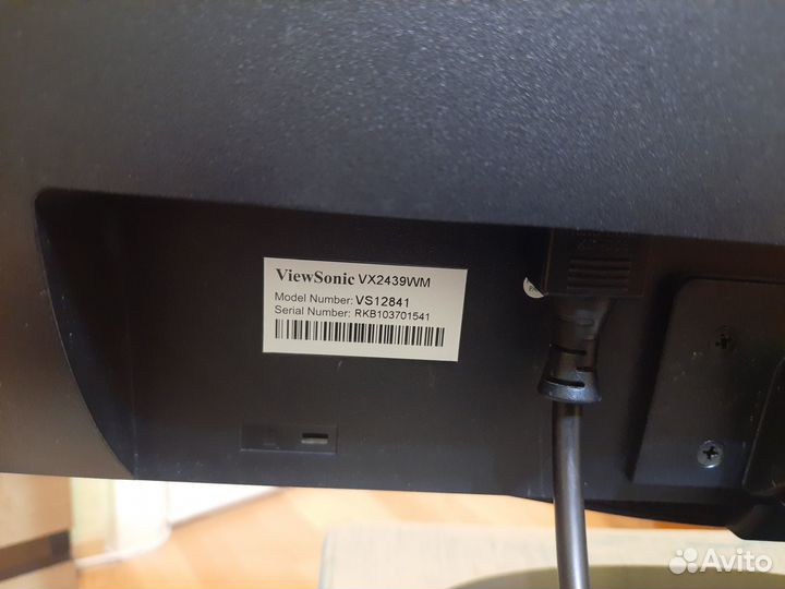 Монитор viewsonic 23.6 VX2439WM