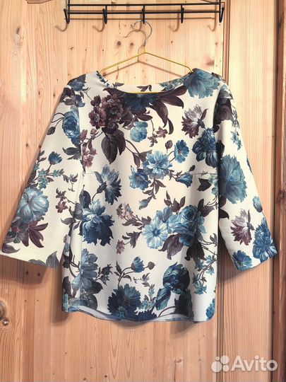 Блузка akimbo 48 50/ цветочный принт