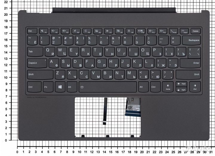 Клавиатура к Lenovo ThinkBook Plus Series, p/n: 5C