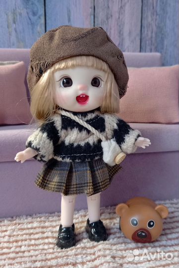 Шарнирная кукла 13 см