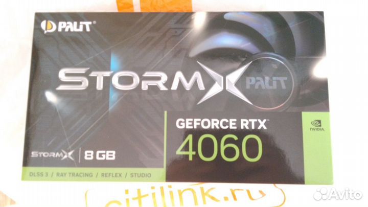 Видеокарта Palit GeForce RTX 4060 StormX