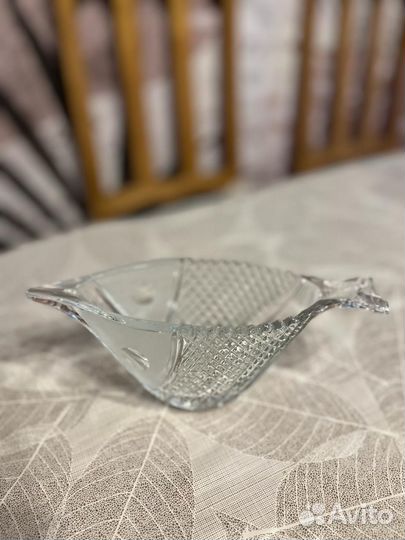 Ваза для фруктов хрусталь салатник