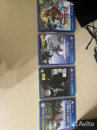 Диски с играми на ps4