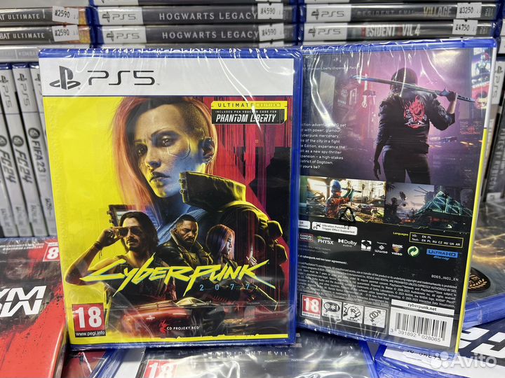 Диск Cyberpunk 2077 PS5 + Phantom Liberty / Новый