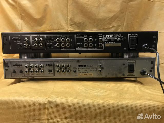 Процессор Yamaha natural sound dsr-100 + dsp-100