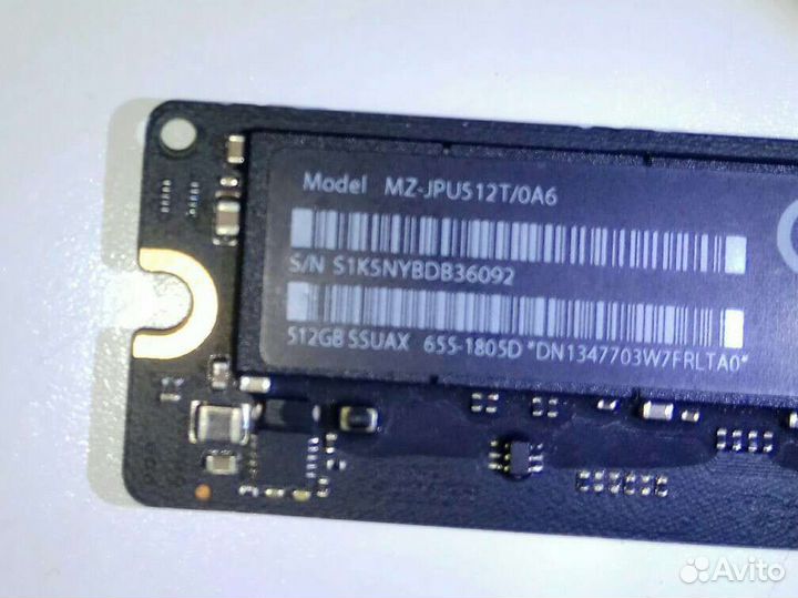 Диск SSD Samsung Toshiba MacBook биток