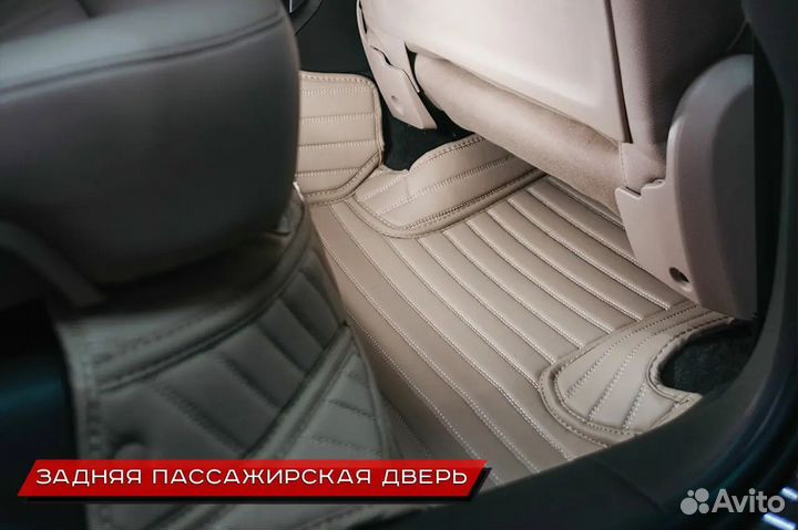 Автомобильные 3D коврики из экокожи