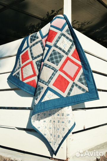 Детское лоскутное одеяло. Ручная работа