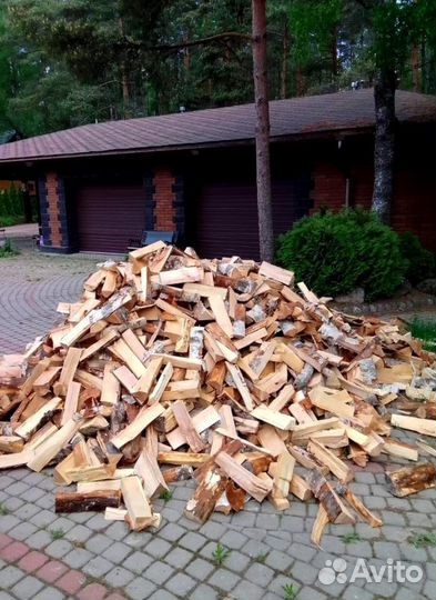 Дрова Осина подготовленные с доставкой любого объе