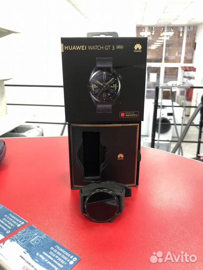 Смарт часы huawei GT 3 JPT-B29 Black SS (Мира)