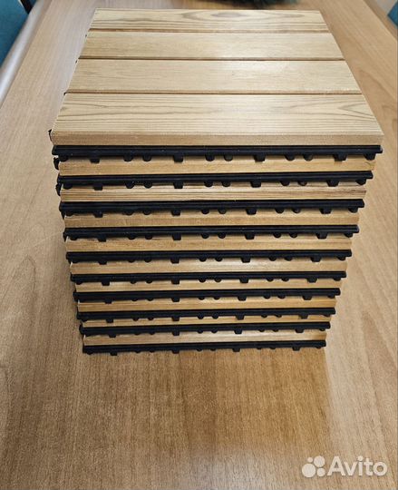 Террасный паркет из северной термососны 