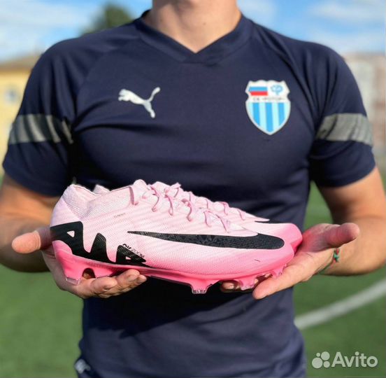 Бутсы Nike Mercurial air zoom pink