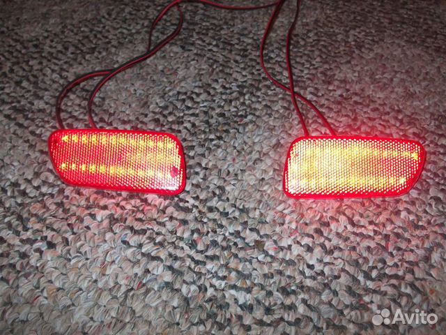 Катафоты Led заднего бампера Ваз 1117 1118 1119 21