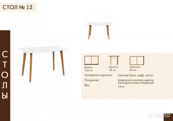 Стол №12